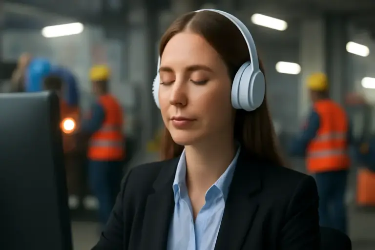 Cuffie wireless con cancellazione attiva del rumore: tutti i vantaggi per chi lavora in ambienti rumorosi
