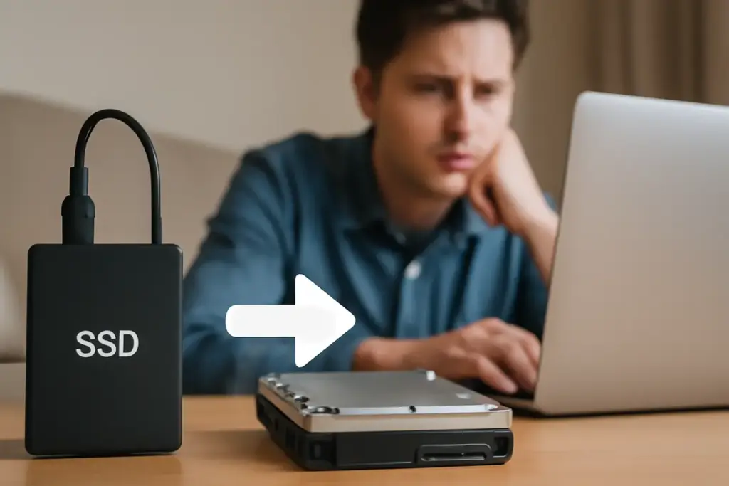 Che differenza c’è tra hard disk SSD e HDD? La risposta che ti fa risparmiare tempo nei trasferimenti