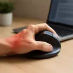 Mouse ergonomico per dolori al polso: il design che previene infiammazioni e stanchezza anche dopo ore di lavoro