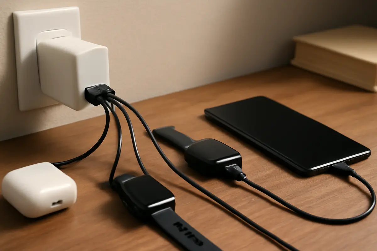 Caricabatterie multiplo USB: praticità nascosta per gestire tanti dispositivi senza caos