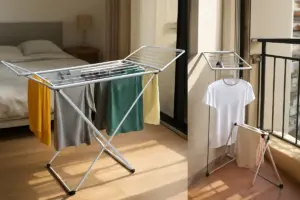 Stendibiancheria da interno o esterno: quali dettagli valutare in base allo spazio che hai